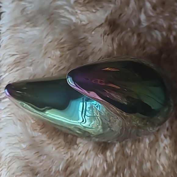 🌙NWT Rae Dunn MYSTIC MOON 8” Iridescent Ceramic Sculpture Figurine LL 2022 - Picture 6 of 7